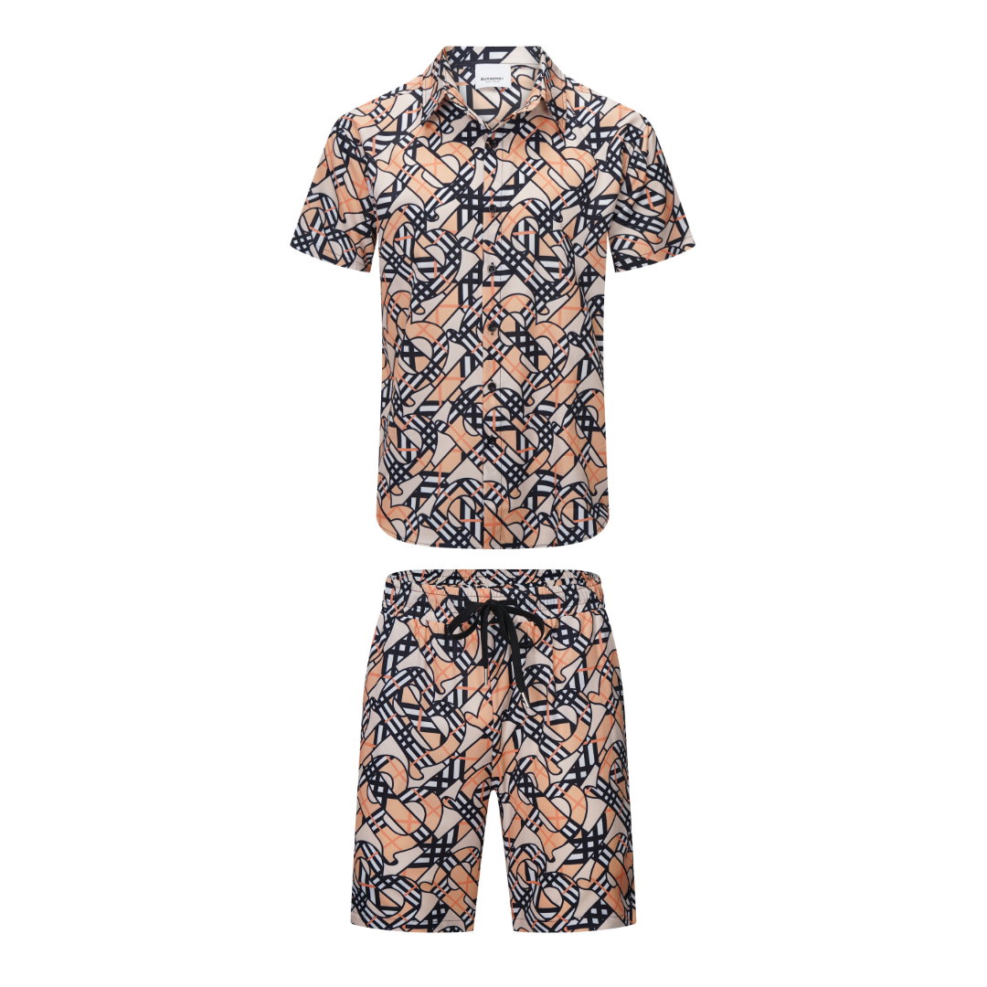 Monogram Short Set