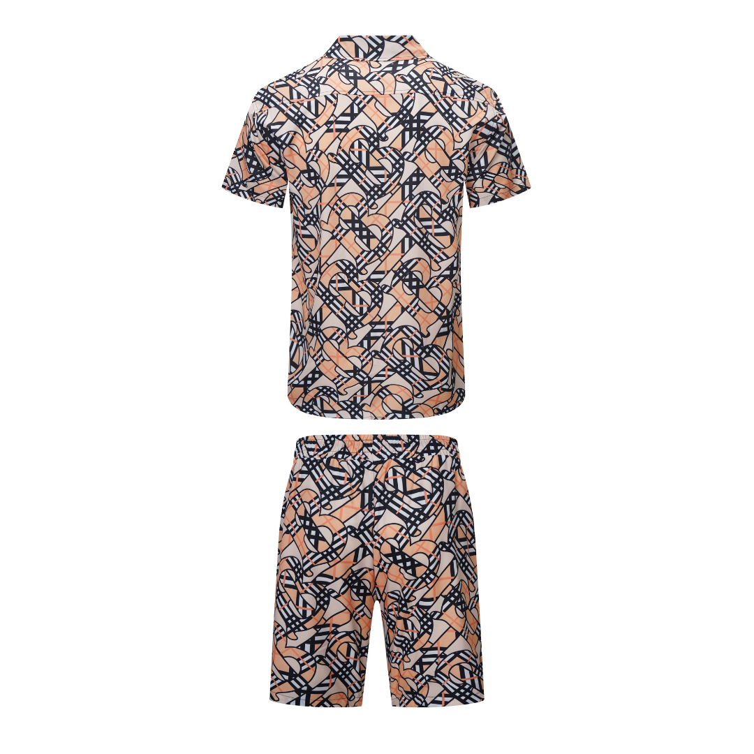 Monogram Short Set