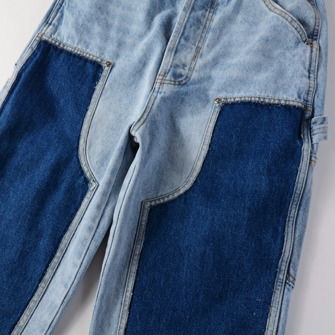 Amr Light Blue Gradient Flared Jeans