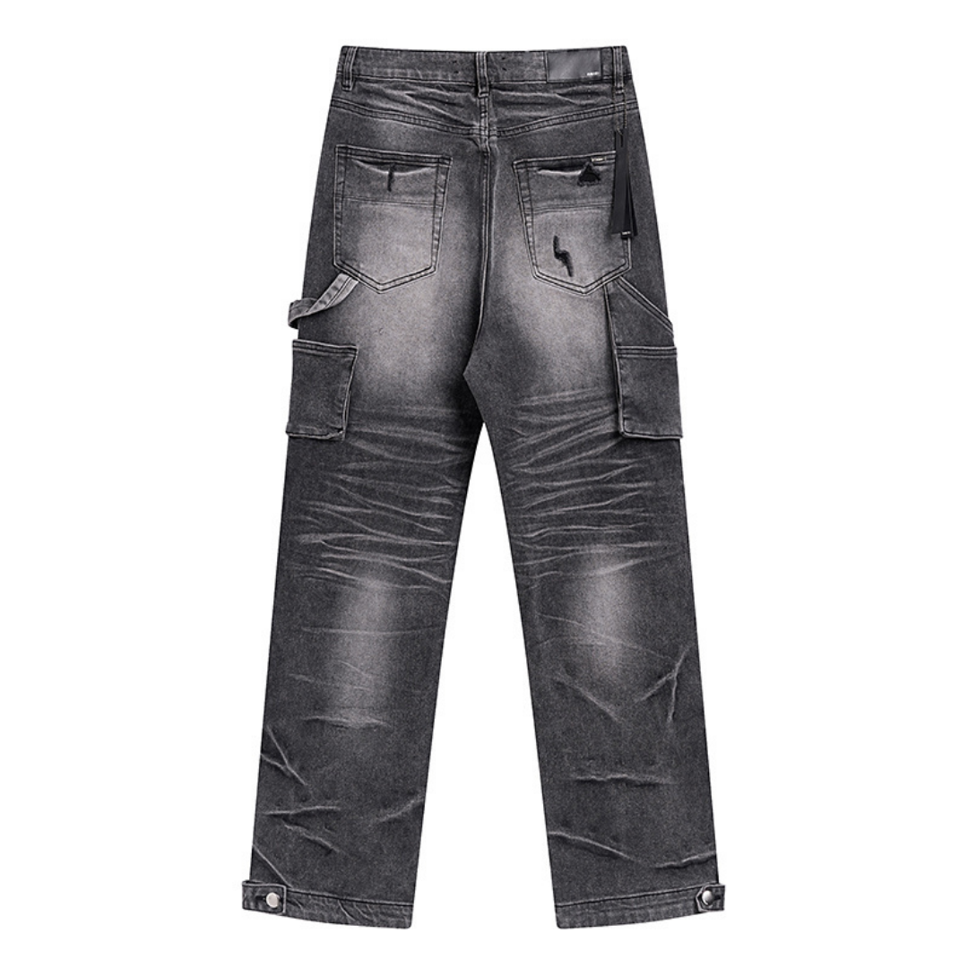 Amr Flared Black Jeans
