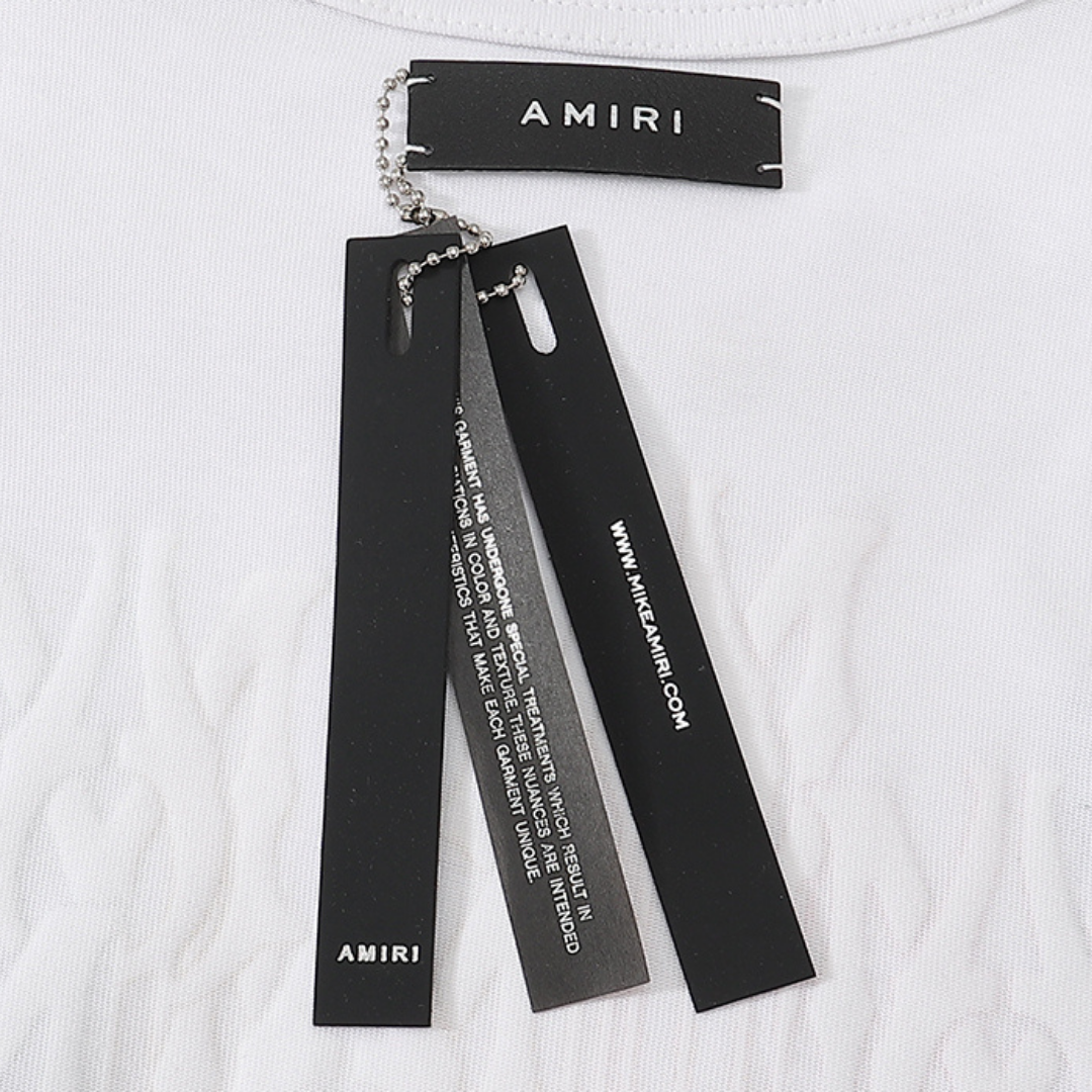 Amr Paint Drip AM White T-shirt