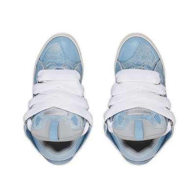 Curb Sky Blue White
