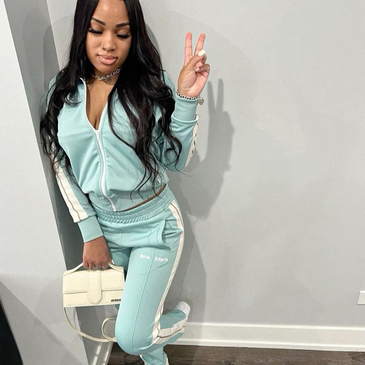 Palm Baby Blue Tracksuit