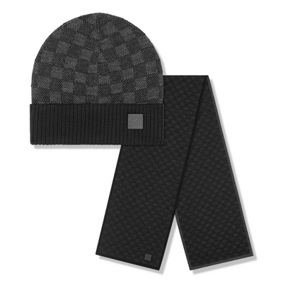 Black Scarf & Beanie