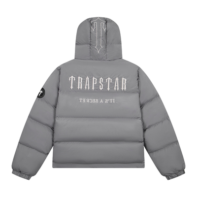 Decoded 2.0 Hooded Puffer Grey Jacket