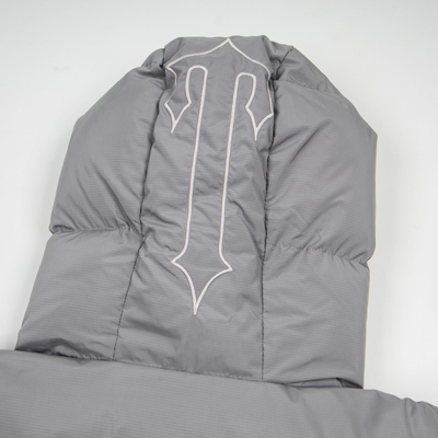 Decoded 2.0 Hooded Puffer Grey Jacket