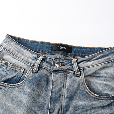 Amr Logo Staggered Jeans