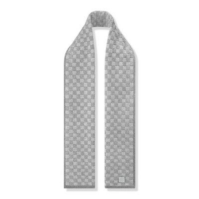 LV Grey Scarf & Beanie
