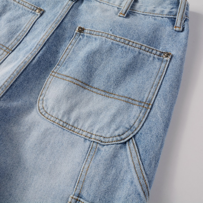 Amr Light Blue Gradient Flared Jeans