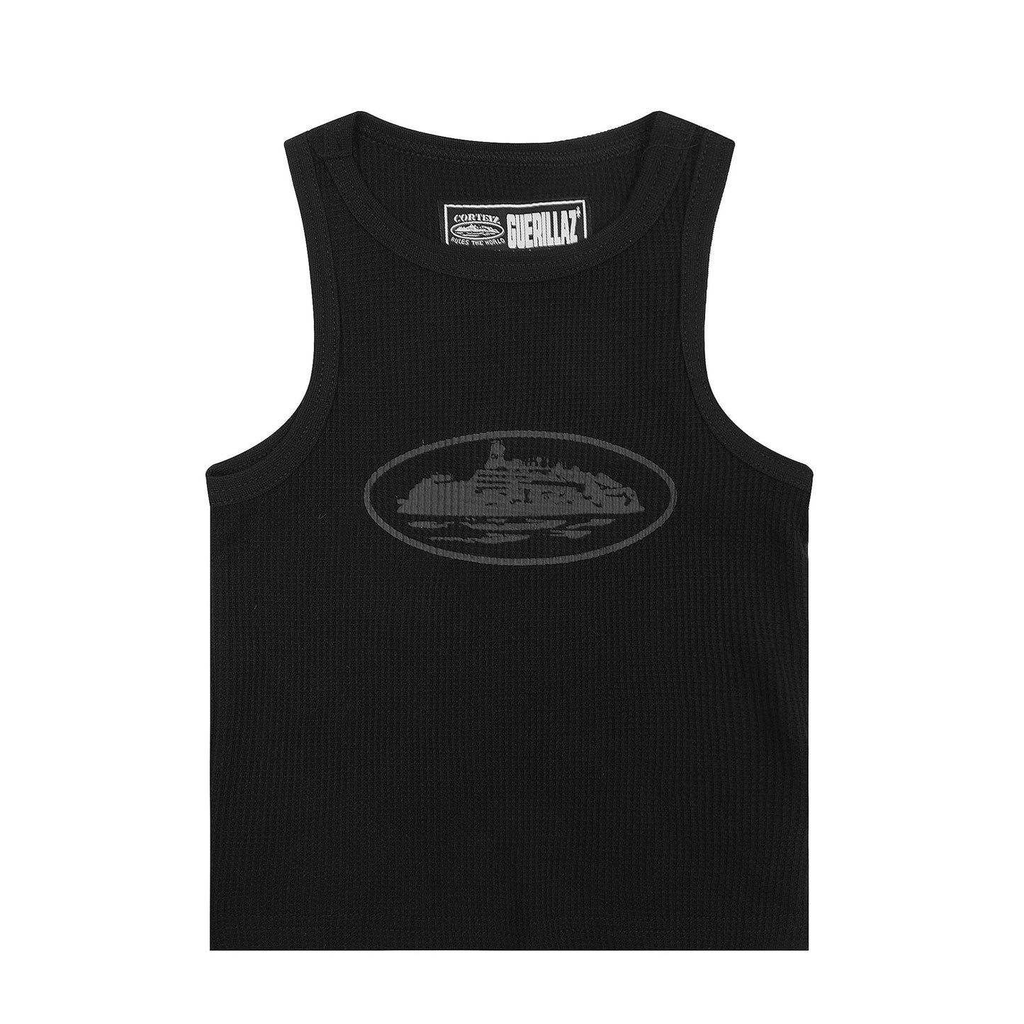 Alcatraz Triple Black Tank Top