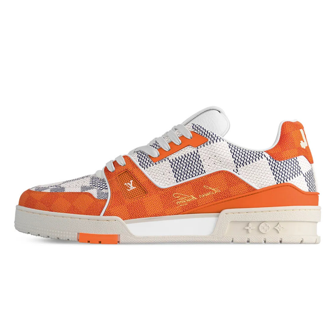 LV Monogram Yellow Damier Trainer