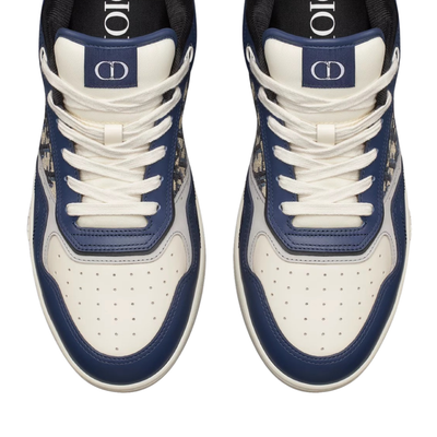 B27 Monogram Navy White