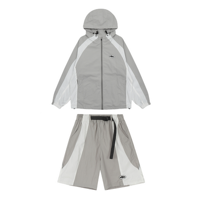Grey Windbreaker
