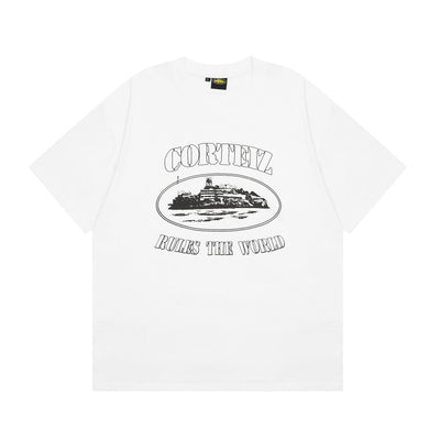 White Black Alcatraz T-shirt
